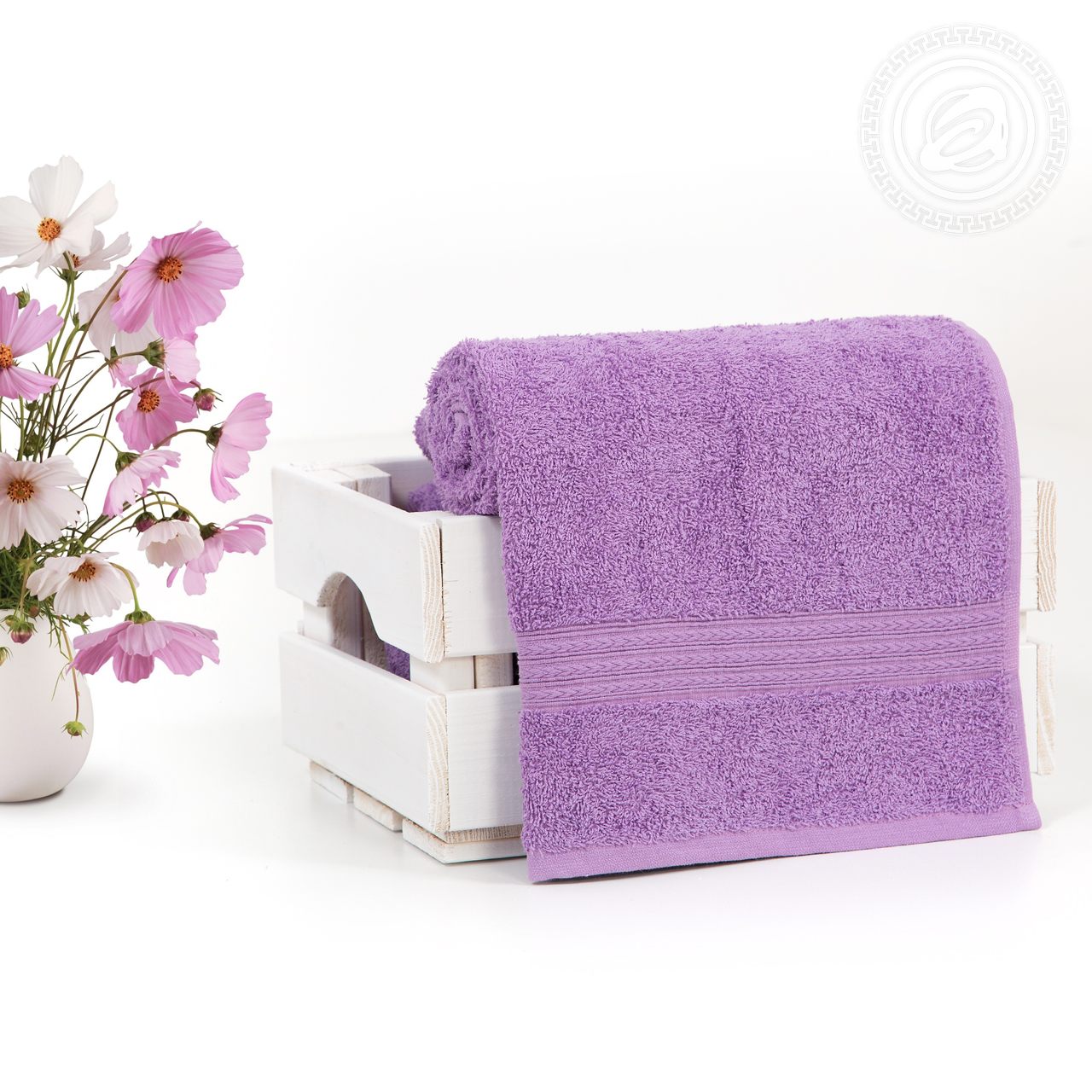 Уют полотенце махровое (Узбекистан) фиолетовый