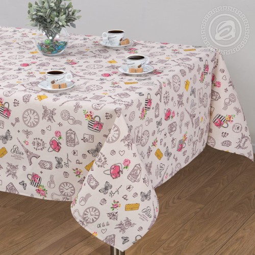 Скатерти из рогожки (Текстиль для кухни)