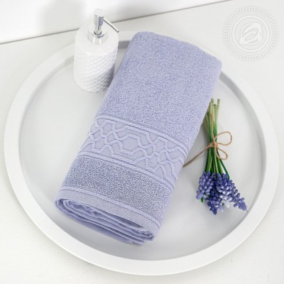Полотенце махровое &quot;Ажур&quot; (аметист)