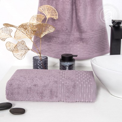 Полотенце махровое &quot;Фантазия&quot; (пурпурный)