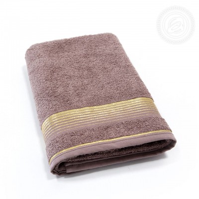 Полотенце махровое &quot;Гармония&quot; (коричневый)