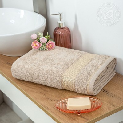 Полотенце махровое &quot;Палитра&quot; (бежевый)