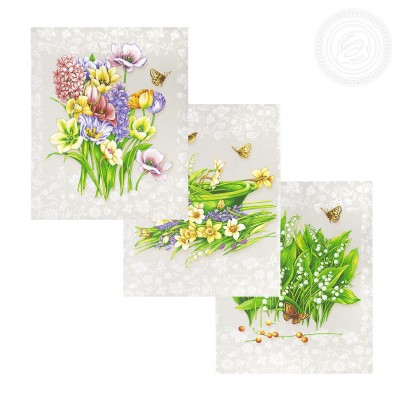 Набор полотенец из рогожки &quot;Аромат&quot;