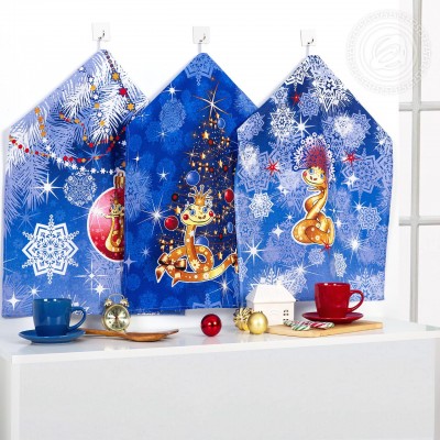 Набор полотенец из рогожки &quot;Волшебница&quot;