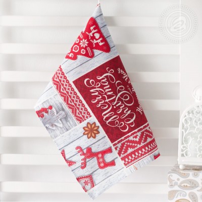 Полотенце кухонное из рогожки &quot;Чудеса&quot;