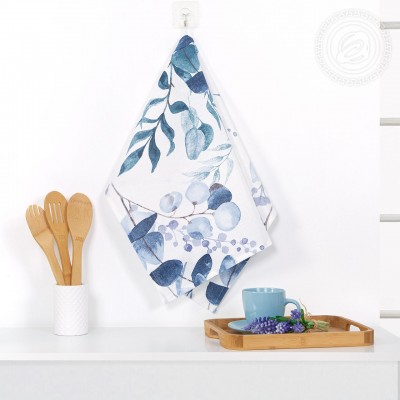 Полотенце кухонное из рогожки &quot;Эвкалипт&quot;