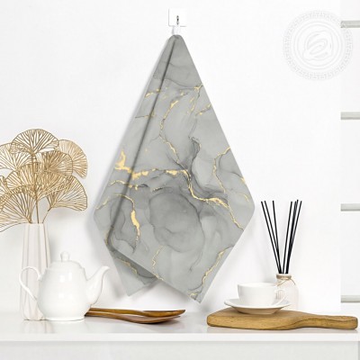 Полотенце кухонное из рогожки "Кракелюр"