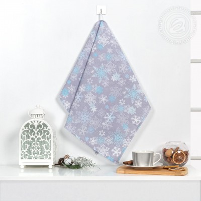 Полотенце кухонное из рогожки "Льдинка"