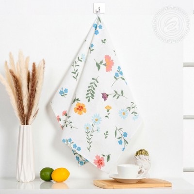 Полотенце кухонное из рогожки "Лютик"