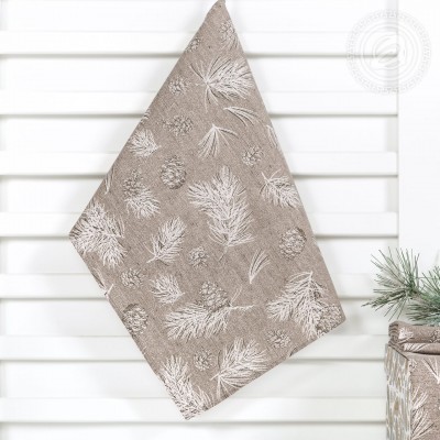 Полотенце кухонное из рогожки &quot;Шишкин лес&quot;