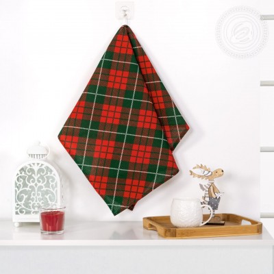 Полотенце кухонное из рогожки &quot;Шотландия&quot;