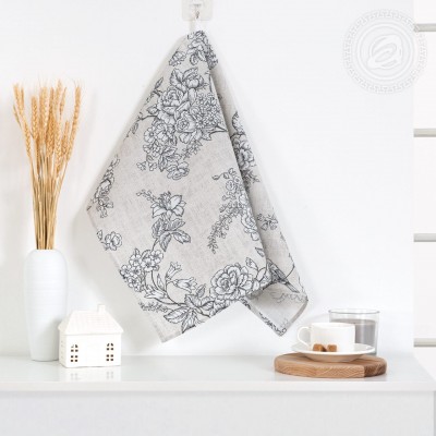 Полотенце кухонное из рогожки &quot;Жуи&quot;