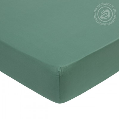 Простыня на резинке &quot;Зеленый&quot;