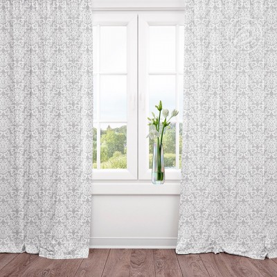 Шторы для гостиной с подхватом Кружево